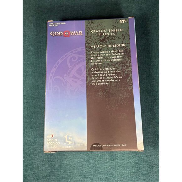 ~* God of War Kratos' Shield Replica ~ Loot Crate Exclusive - Picture 2 of 3